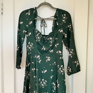 NEVER WORN Abercrombie Portrait Neck Mini Dress, Small